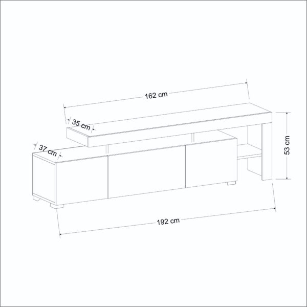 TV komoda Glow F85 - Image 11