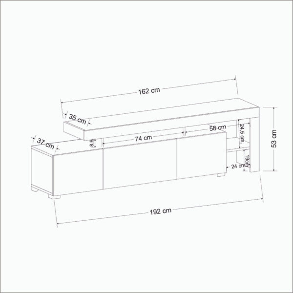 TV komoda Glow F85 - Image 12
