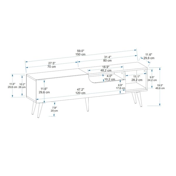 TV komoda Rose F338 - Image 7