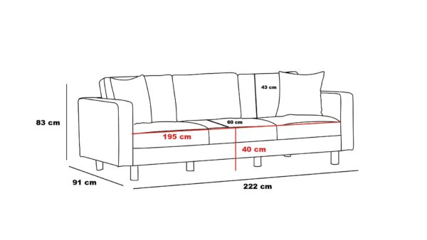 Sofa Lucasta S142 - Image 6