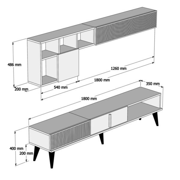 TV komoda Pina F45 - Image 8