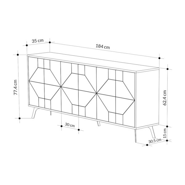 Komoda Macy F113 - Image 7