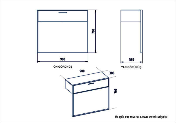 Komoda sa ogledalom Lea F342 - Image 7