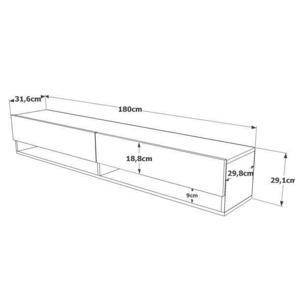 TV komoda Piar F74 - Image 7
