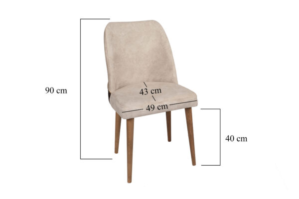 Stolice Walnut F136 (4 kom) - Image 9