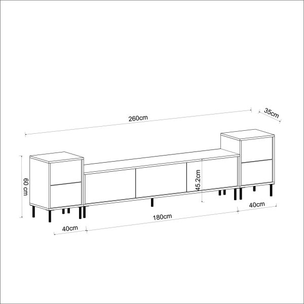 TV komoda Finn F218 - Image 10