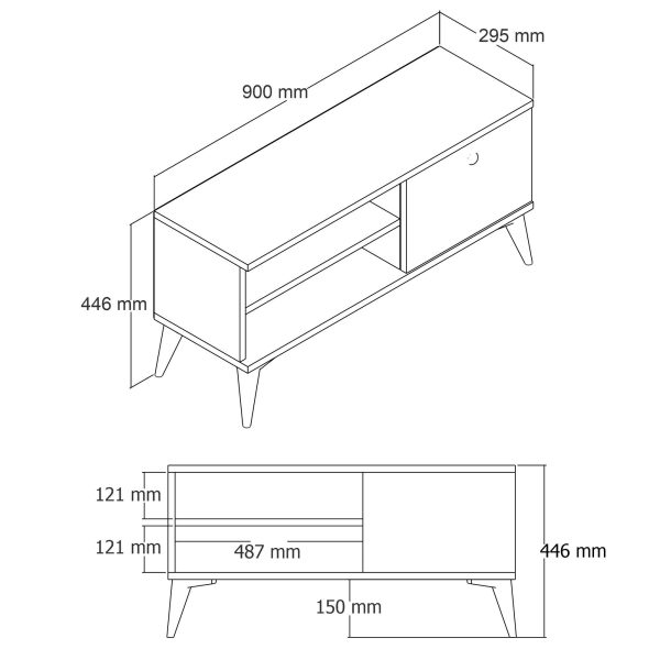 TV komoda Jordan F227 - Image 5