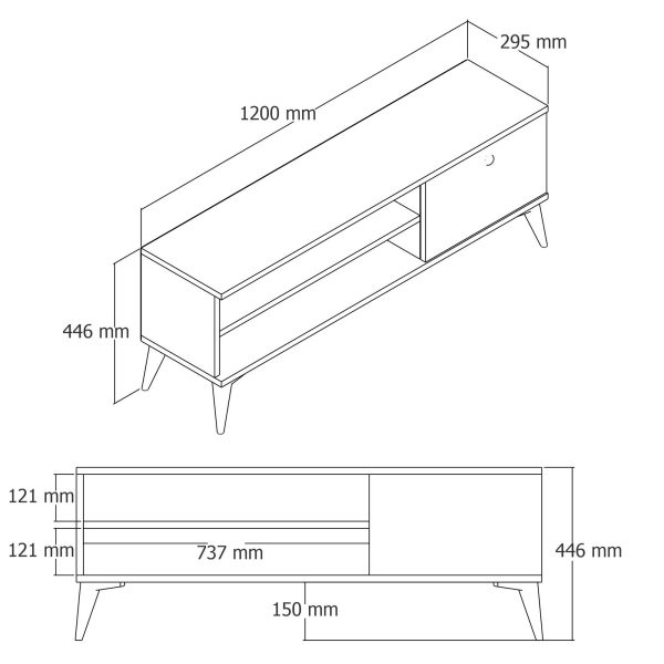 TV komoda Julian F229 - Image 5